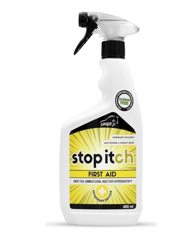 Stop Itch - Spray łagodzący na lipcówkę, egzemę, swędzenie  JUMP IT