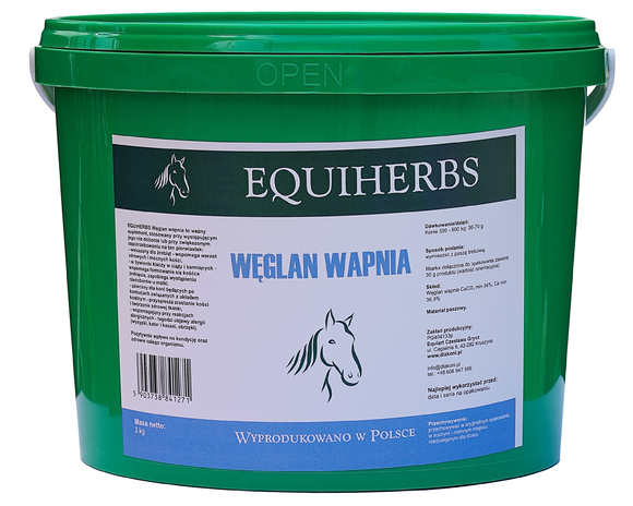 Węglan wapnia - wapń <br>EQUIHERBS