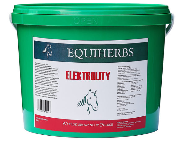 Elektrolity EQUIHERBS Wiaderko 750g.