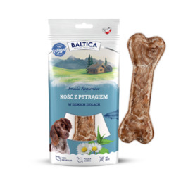 Kość do żucia pstrąg w dzikich ziołach 1szt. <br>BALTICA