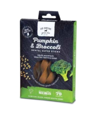 Gryzak dentystyczny dla psa <br> dynia + brokuły